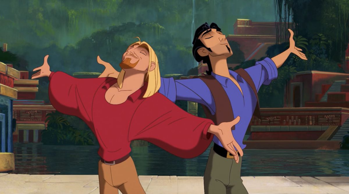 Tulio and Miguel from the exceptional movie, The Road to El Dorado